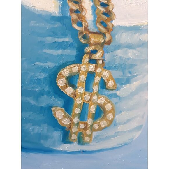 “Little Luxuries“ Original Oil painting on Cradled Wood Panel 10"w x 8"h x 2”d - Picture 2 of 9